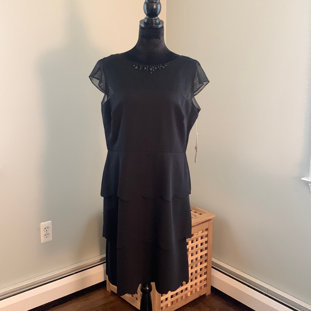NWT Black Cocktail Dress - Picture 2 of 10